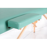 RestPro Classic 2 Blue Green Κρεβάτι Μασάζ Φυσικοθεραπείας Βαλίτσα Ξύλινο με θήκη φορητό
